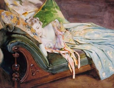 Artwork Title: The Green Cushion