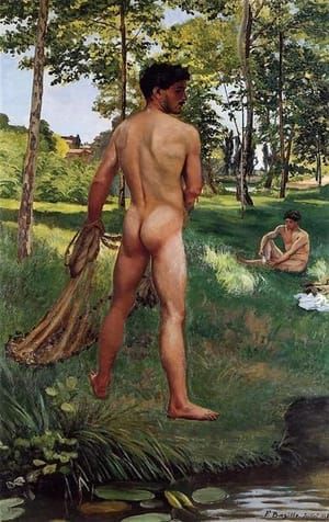 Artwork Title: Fisherman with a Net