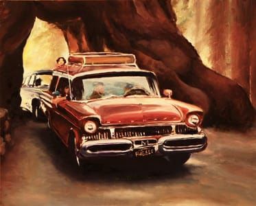 Artwork Title: Driving Through