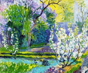 Artwork Title: Garden in spring