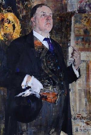 Artwork Title: Portrait of the artist D.D. Burliuk