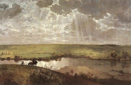 Artwork Title: Mainlandschaft (Frühling)