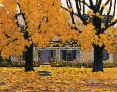 Artwork Title: House in Autumn