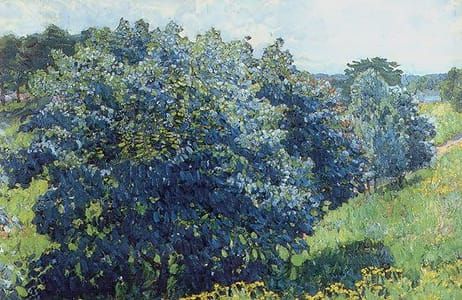 Artwork Title: Blue Bush