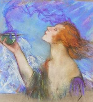 Artwork Title: Woman With Perfume