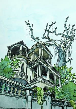 Artwork Title: House on Gu Lang island 3