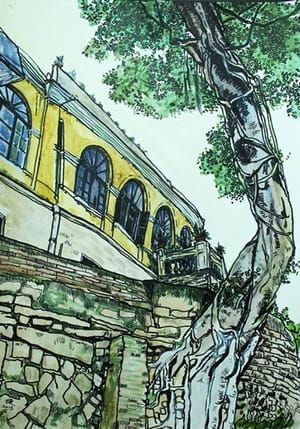 Artwork Title: House on Gu Lang island 1
