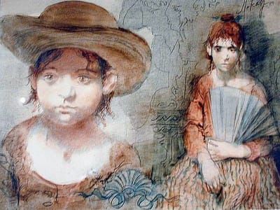 Artwork Title: Two Ladies