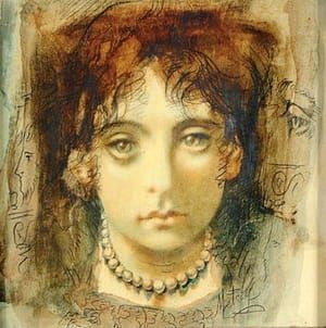 Artwork Title: Woman with Pearl Necklace