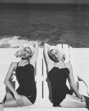 Artwork Title: Twins at the Beach