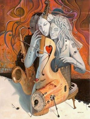Artwork Title: Artist In Love