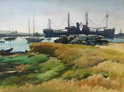 Artwork Title: San Pedro Harbor