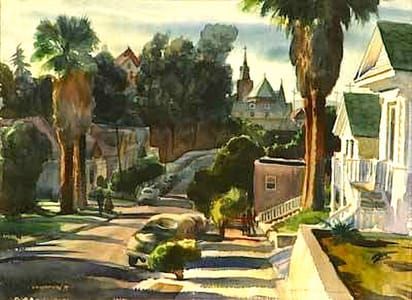 Artwork Title: Bunker Hill, Downtown Los Angeles
