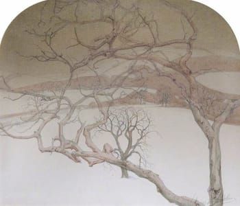 Artwork Title: Winter Landscape, Aberystwyth