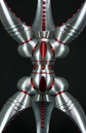 Artwork Title: Machined metal sculpture 88