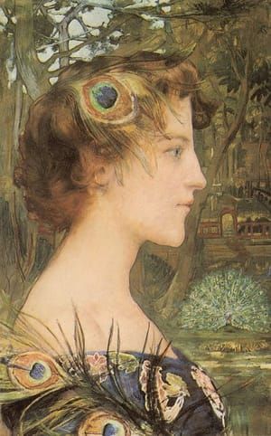 Artwork Title: Peacock Profile