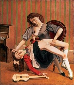 Artwork Title: Guitar Lesson