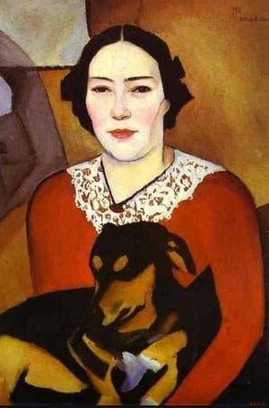 Artwork Title: Lady with a Dog