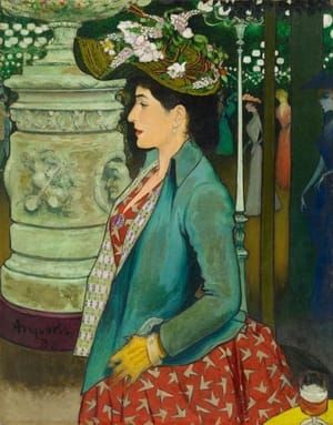 Artwork Title: The Elegant Profile of Bal Mabille