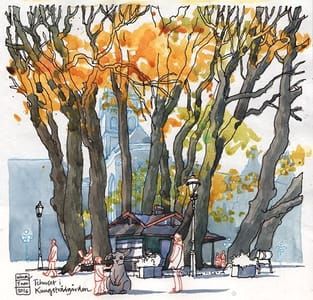 Artwork Title: Tehuset, Kungsträdgården