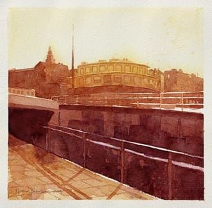 Artwork Title: Slussen Kvallsljus