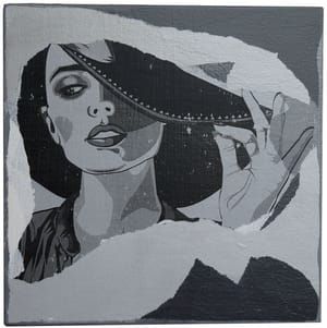 Artwork Title: Lady In A Sun Hat On A Sunday #1