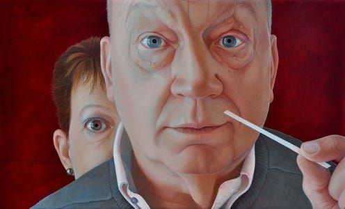 Artwork Title: De parfumeur en zijn muze (The Perfumer and his Muse)