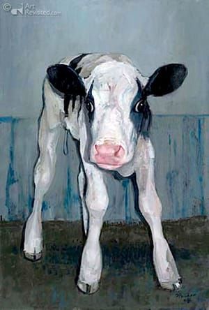 Artwork Title: Kalfje frontaal ((Little) Calf Frontal)