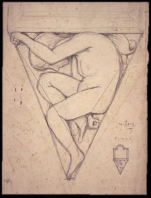Artwork Title: Study for Sculpture: Estin Thalassa