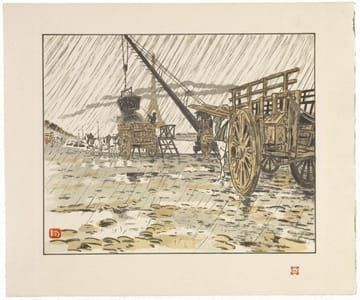 Artwork Title: Du Quai de Passy, par la pluie