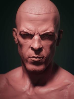 Artwork Title: speed sculpt – Nate Diaz