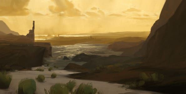 Artwork Title: Sandy coast