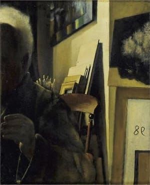 Artwork Title: The Artist in his Studio