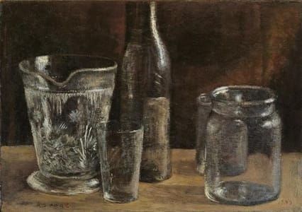 Artwork Title: Stilleben mit Gläsern