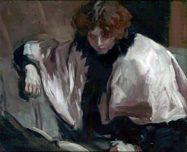 Artwork Title: A Girl Reading a Book