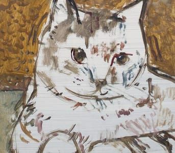 Artwork Title: Seated Cat
