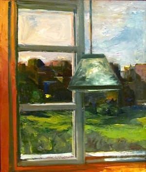 Artwork Title: Green Lampshade