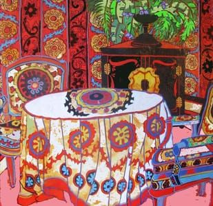 Artwork Title: Suzani DIning