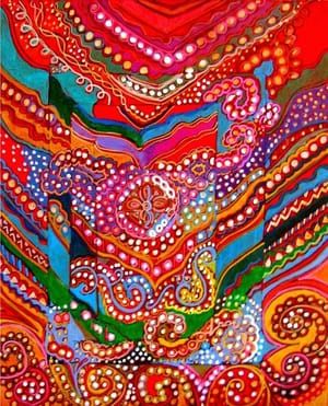 Artwork Title: Collage of Embroidery