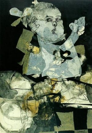 Artwork Title: Niña con gato