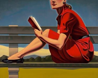 Artwork Title: Woman Reading