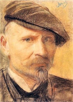 Artwork Title: Self Portrait wearing Flat Cap