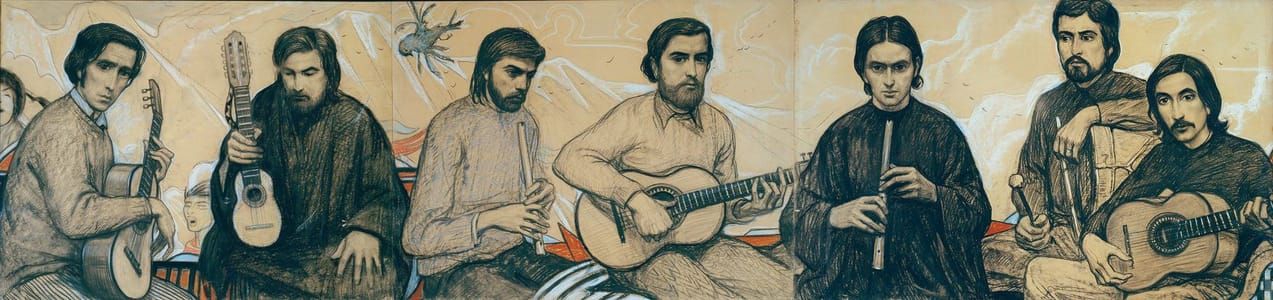 Artwork Title: Folk Music Group Quilapayun