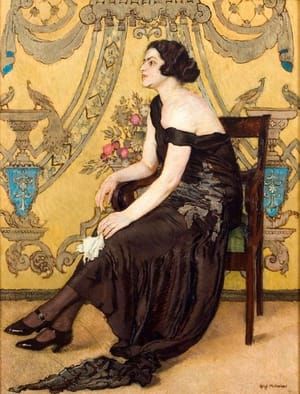 Artwork Title: Rose of Saron (Portrait of Zofia Minderowa; Ornamental fantasy)