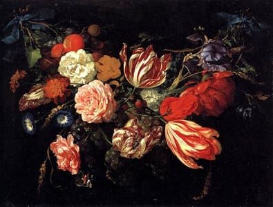 Artwork Title: Festoon With Flowers And Fruit