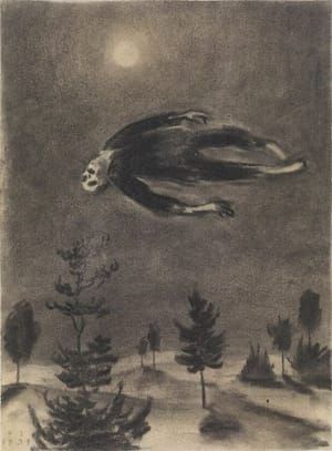 Artwork Title: Ghost over the Trees