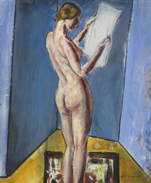 Artwork Title: Nude Reading  American