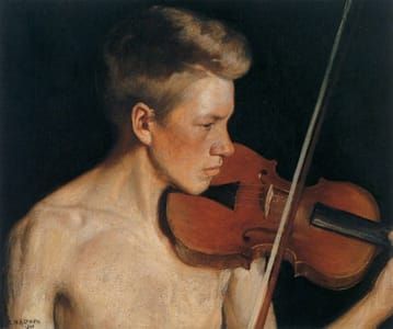 Artwork Title: Viulunsoittaja (The Violinist)