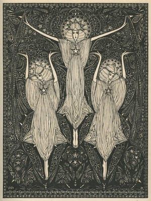 Artwork Title: Illustration for The Sacred Flame: The Fairy-Tale of Stefan Pártos