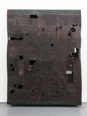 Artwork Title: Flat Painting Bofari 15 Caput Mortuum